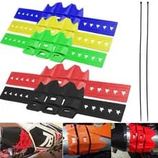 Tubo de escape de motocicleta Off-Road, anel resistente a choques, acessórios modificados, anel protetor de borracha Ant