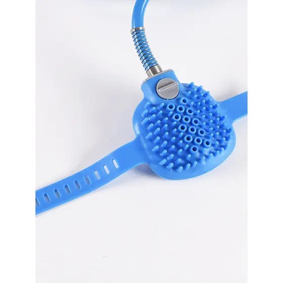 Ferramenta útil para banho de cachorro, bico de banho para animais de estimação, escova de banho para animais de estimaç
