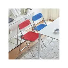 Cadeira dobrável de plástico portátil cadeira de treinamento de escritório encosto cadeira de conferência simples lazer