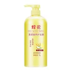 Condicionador nutricional de abelha contém proteína de trigo suave reparação cabelo danificado hidratante couro cabeludo