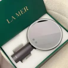 LAMER Espelho de maquiagem led com luz espelho de mesa de maquiagem influenciador HD espelho de maquiagem inteligente pr