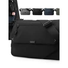 WEPOWER Novo Estilo Moda Casual Bolsa Mensageiro Bolsa Mensageiro de Negócios Masculina Grande Capacidade Leve Bolsa de