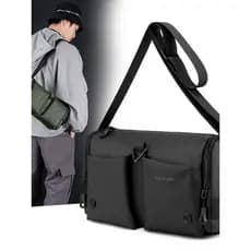WEPOWER Novo Estilo Street Wear Bolsa Mensageiro de Um Ombro Mochila Casual Masculina Função de Ciclismo Bolsa Mensageir