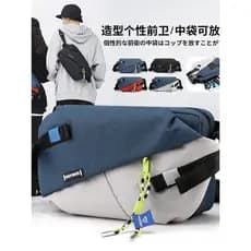 WEPOWER Novo Estilo Bolsa Mensageiro Masculina de Grande Capacidade Bolsa Mensageiro de Ombro Bolsa Masculina Street Wea