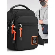 WEPOWER Bolsa mensageiro masculina ao ar livre, esportiva, lazer, bolsa de ombro masculina, moderna, multifuncional, cin