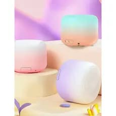 MINISO Portátil Moda Bluetooth Alto-falante Gradiente Colorido Mini Alto-falante com Microfone Estéreo Surround