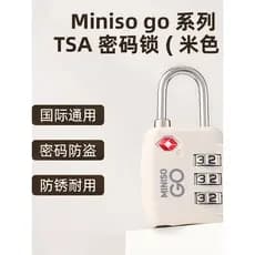 MINISO MINISO GO Series TSA Combinação Fechadura Bagagem Armário Fechadura Combinada À Prova de Ferrugem Durável