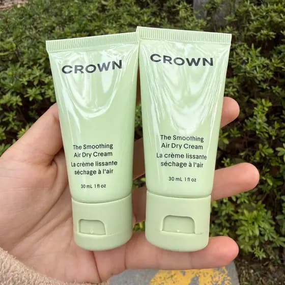 Crown Affair The Smoothing Air Dry Creme Modelador Multifuncional 30ml Para Remover O Frizz