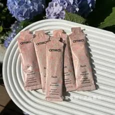 Enviar 5 grupos!Amika Flash Shine Repair Máscara Capilar 60 Segundos Condicionador Hidratante de Reparação Rápida 20ml