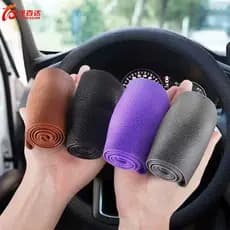 Carro verão novo estilo sentido de gelo Ultra-fino capa de volante antiderrapante padrão de Silicone quatro estações Uni