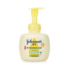 Johnson & Johnson Baby Shampoo de espuma macia para lavagem corporal 400ml Fórmula sem lágrimas Shampoo de banho para be