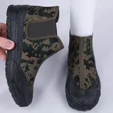 Sapatos de trabalho para seguro de trabalho, à prova d'água, areia Anti-mudda, sapatos grátis de um Pedal, cano alto, ci