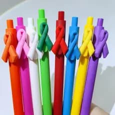 Fita PVC Caneta Gel Macio Atividades de Caridade Caneta de Óleo Médio Caneta Esferográfica de Publicidade Empresarial Es