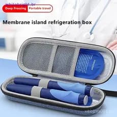 Bolsa Térmica Portátil para Insulina, Adequada para Pacientes Diabéticos, Grande Capacidade de Refrigeração, Caixa Térmi
