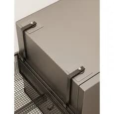 Rack de armazenamento de parede para geladeira de cozinha, rack de armazenamento lateral para geladeira, saco envoltório