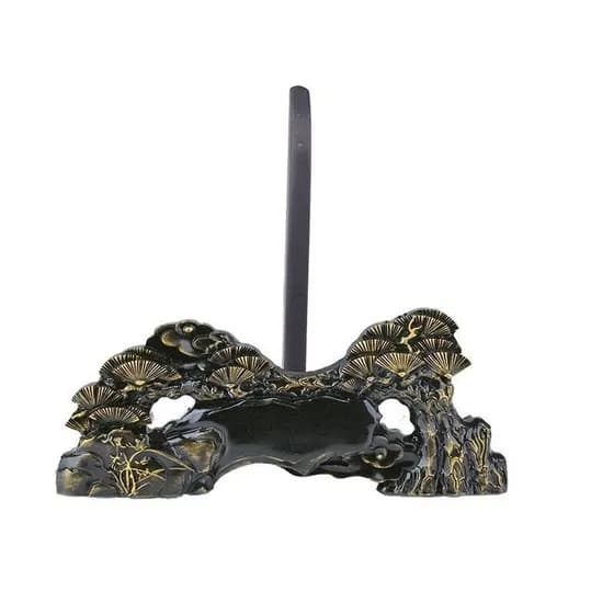Suporte para bolo de chá, suporte para exibição de chá Pu'er, placa de visão, placa de porcelana, fivela segura, disco d