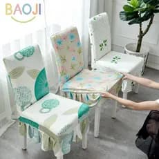 ZT capa de cadeira do sudeste asiático, saia impressa, capa de assento de mesa, Hotel, jantar, capa conjunta, elástica,