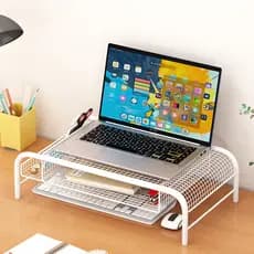 Rack elevado para computador Suporte para Base de resfriamento de Notebook Suporte para tela de Monitor de mesa Rack ele