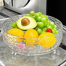 Sala de estar prato de frutas luz luxo High-End mesa de café casa frutas secas doces lanche caixa requintado colocação b