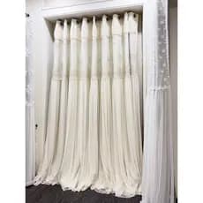 Luz de luxo coreano americano Pastoral bege paleta bordado corda bordado gaze contas fada influenciador princesa quarto