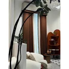 Cor de café Melade americano Retro estilo Medieval engrossado Chenille Blackout sala estar quarto cortina fio linho bran