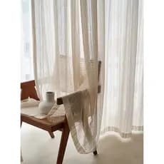 Cortina estilo japonês linho gaze cortina de algodão estilo linho 2023 novo estilo sala estar quarto varanda janela tela
