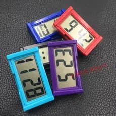 Motocicleta elétrica à prova dwaterproof água relógio de carro Display Digital pequeno carro relógio eletrônico colar po