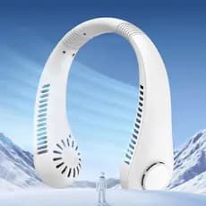 2026 Novo estilo pendurado no pescoço pequeno ventilador portátil portátil USB ferramenta útil ao ar livre silencioso se