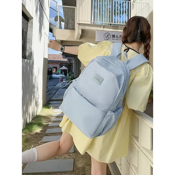 Mochila escolar para meninas do ensino médio, estudantes universitários, Design de nicho, grande capacidade, novo