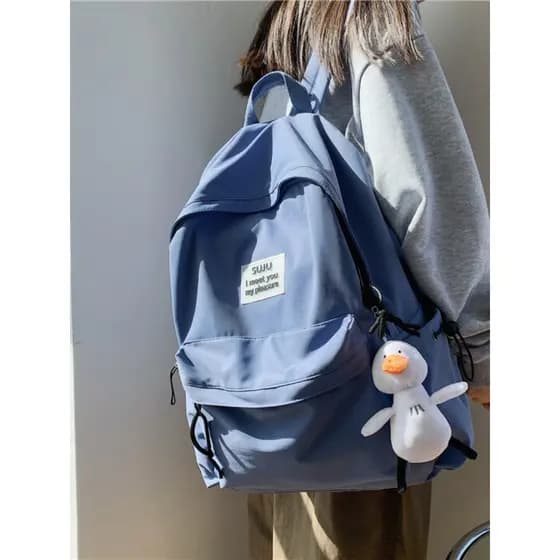 Mochila feminina estudante universitário Design original sentido original estudante do ensino médio estudante do ensino