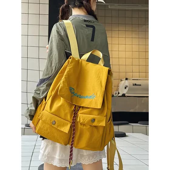Aventura viagem Design Original repelente de água adulto Ultra-leve menina pano de náilon das mulheres dos homens Commut