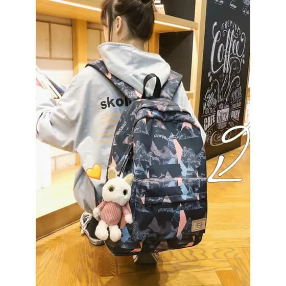Mochila escolar para meninas do ensino médio, estudantes do ensino médio, mochila masculina 2026, novo estilo, mochila f