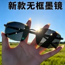 Óculos de sol masculino passeio condução condução óculos de sol de alta definição pesca ao ar livre protetor solar moda
