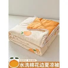 Classe A Colcha de verão Lavável Algodão Verão Colcha Fresca Ar Condicionado Colcha Dormitório Único Crianças Fina Prima