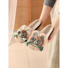 Venda quente 2026 novo estilo Hanfu sapatos estilo chinês não restante cabeça de tigre sapatos femininos estilo étnico n