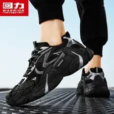 Puxar para trás sapatos masculinos de sola grossa primavera antiderrapante tênis de corrida masculino caminhadas ao ar l
