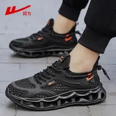 Puxar para trás sapatos masculinos verão respirável malha tênis estilo fino oco correndo Casual desodorante Upstream sap