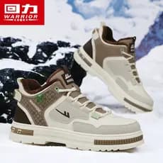 Puxar para trás sapatos masculinos 2024 outono inverno novo estilo velo-velo quente macacão masculino Anti-deslizamento