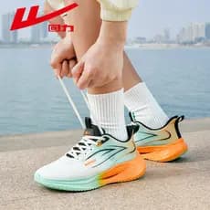 Puxar para trás sapatos esportivos sapatos masculinos 2026 verão respirável novo estilo malha leve absorção de choque sa