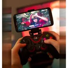V8 Joystick Controlador Android Celular Pc Gamepad Sem Fio