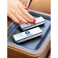Novo estilo de Metal sinal de estacionamento temporário carro em movimento placa de número de cartão de carro durável Hi