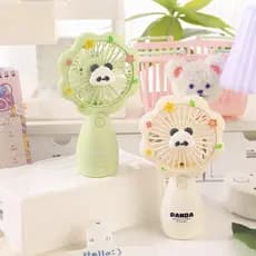 Qingyifang Ventilador Marca Ventilador Portátil Multi-velocidade Ajustável Desktop Mini Carregamento USB Dormitório Estu