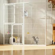Exportação gaiola para gatos villa espaço grande gato tamanho grande criação villa casa maca de gato reprodução maca de