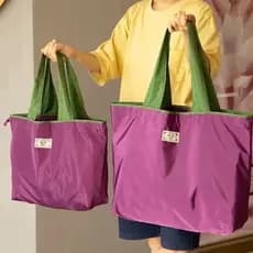 Bolsa de compras grossa de grande capacidade Casual bolsa de ombro literária feminina bolsa grande bolsa simples All-Mat