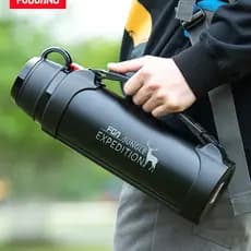 Fuguang Garrafa térmica a vácuo de grande capacidade para uso doméstico, viagem térmica para carro FZ186062