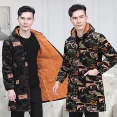 Roupas da província de Sichuan Macacão que economiza lã masculino outono inverno lã-velo
