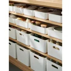 Caixa de armazenamento de artigos diversos, cesta organizadora de cosméticos para mesa, dormitório, cozinha, multifuncio