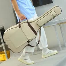 137cm saco de guitarra engrossado saco de guitarra acústica 133cm mochila Folk estudante 127cm saco de Piano 130cm mochi