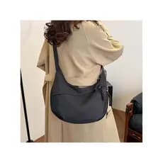 Bolsa de lona feminina 2026 novo estilo bolsa de peito de grande capacidade Casual Cross-Body bolinho saco esportes viag