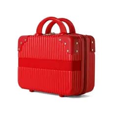 Mala caso cosmético feminino caixa pequena 47cm 53cm grande capacidade com combinação bloqueio saco de armazenamento lev
